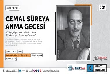 Cemal Süreya Kadıköy’de Anılacak