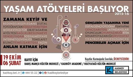 Kadıköy Yaşam Atölyeleri Başlıyor