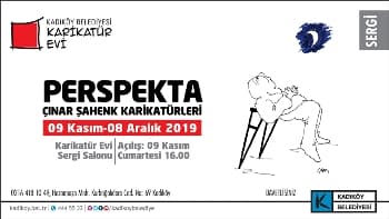 Çınar Şahenk "Perspekta" Sergisiyle Karikatür Evi'nde