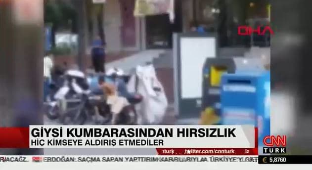 CNN Türk Giysi Kumbarası Hırsızları