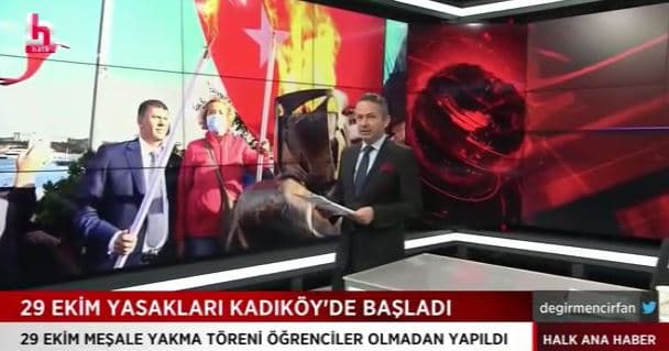 HALK TV (Ana Haber) - Kadıköy'de Meşale Yakma Töreni