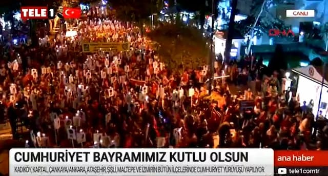 Tele 1 - Cumhuriyet Yürüyüşü