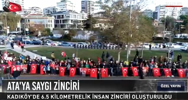 Habertürk TV (2)- Özel Yayın - Ata'ya Saygı Zinciri