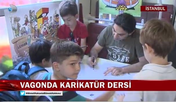 Kanal D, Kitap Günleri karikatür vagonu