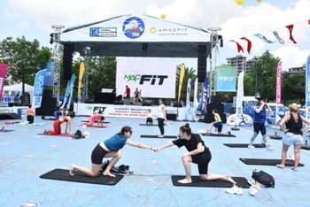 Cadde 10K Spor Festivali Renkli Görüntülere Sahne Oldu