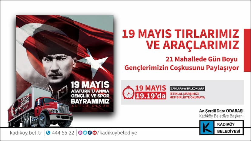 Kadıköy'de 19 Mayıs Kutlama Programı