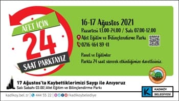 Kadıköy Marmara Depremi’ni 24 Saat Sürecek Bir Programla Anıyor