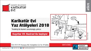 Karikatür Evi Yaz Atölyeleri Başlıyor