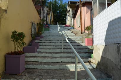  Kadıköy Merdivenlerine Bayram Neşesi Geldi