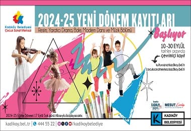 Çocuk Sanat Merkezi 2024-2025 Yeni Dönem Kayıtları Hk.