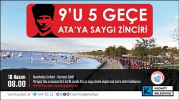 10 Kasım'da Sosyal Mesafeli Ata'ya Saygı Zinciri