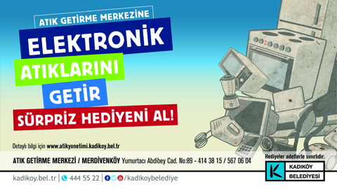  Elektronik Atık Getirene Hediye