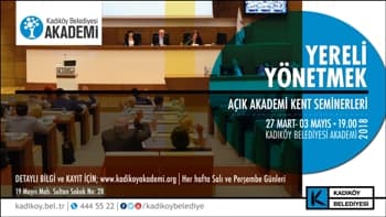 "Yereli Yönetmek” Seminerleri Başlıyor