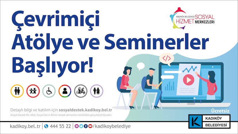 Kadıköy’de Atölye Ve Seminerler Artık Çevrim İçi