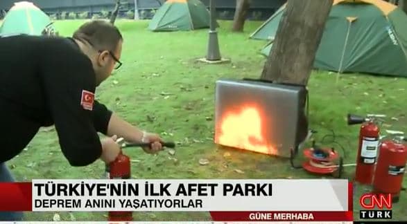 CNN Türk Türkiye'nin İlk Afet Parkı Açıldı