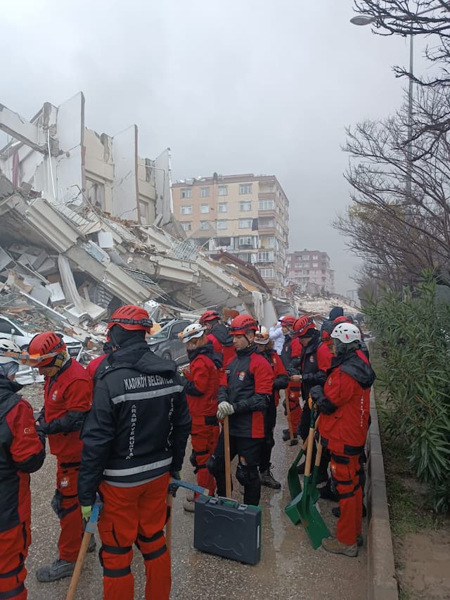 Kadıköy Belediye Başkanı Odabaşı Afet Bölgesinde