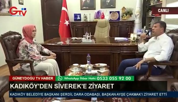 Güneydoğu TV - Şerdil Dara Odabaşı'nın Siverek Belediyesi Ziyareti