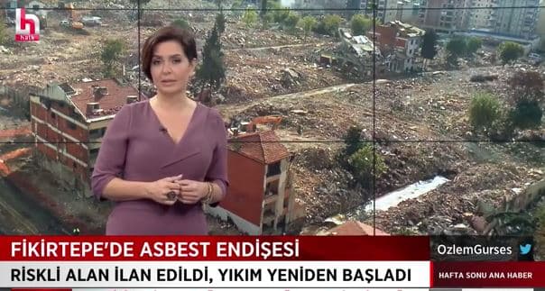 HALK TV (Ana Haber) - Fikirtepe'de Asbest Endişesi
