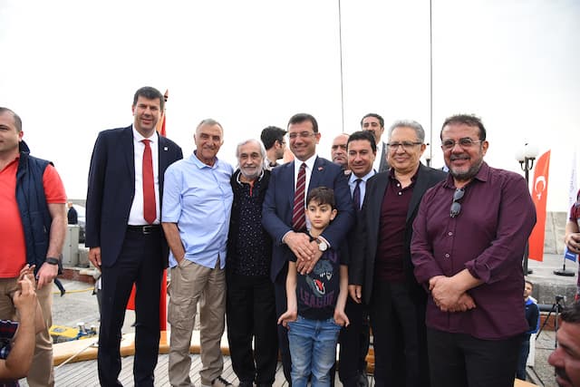 19 Mayıs İçin Kadıköy'den Samsun'a Gemi Uğurlandı