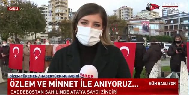 HABERTÜRK (Gün Başlıyor Canlı Yayın) - Kadıköy'de Ata'ya Saygı Zinciri