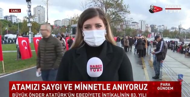 HABERTÜRK (Para Gündem Canlı Yayın) - Kadıköy'de Ata'ya Saygı Zinciri