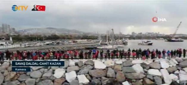 NTV - Kadıköy'de Ata'ya Saygı Zinciri